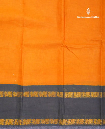 Beautiful Purple Plain Sungudi Cotton Saree With Contrast Navy Blue Traditional Rettapet Border