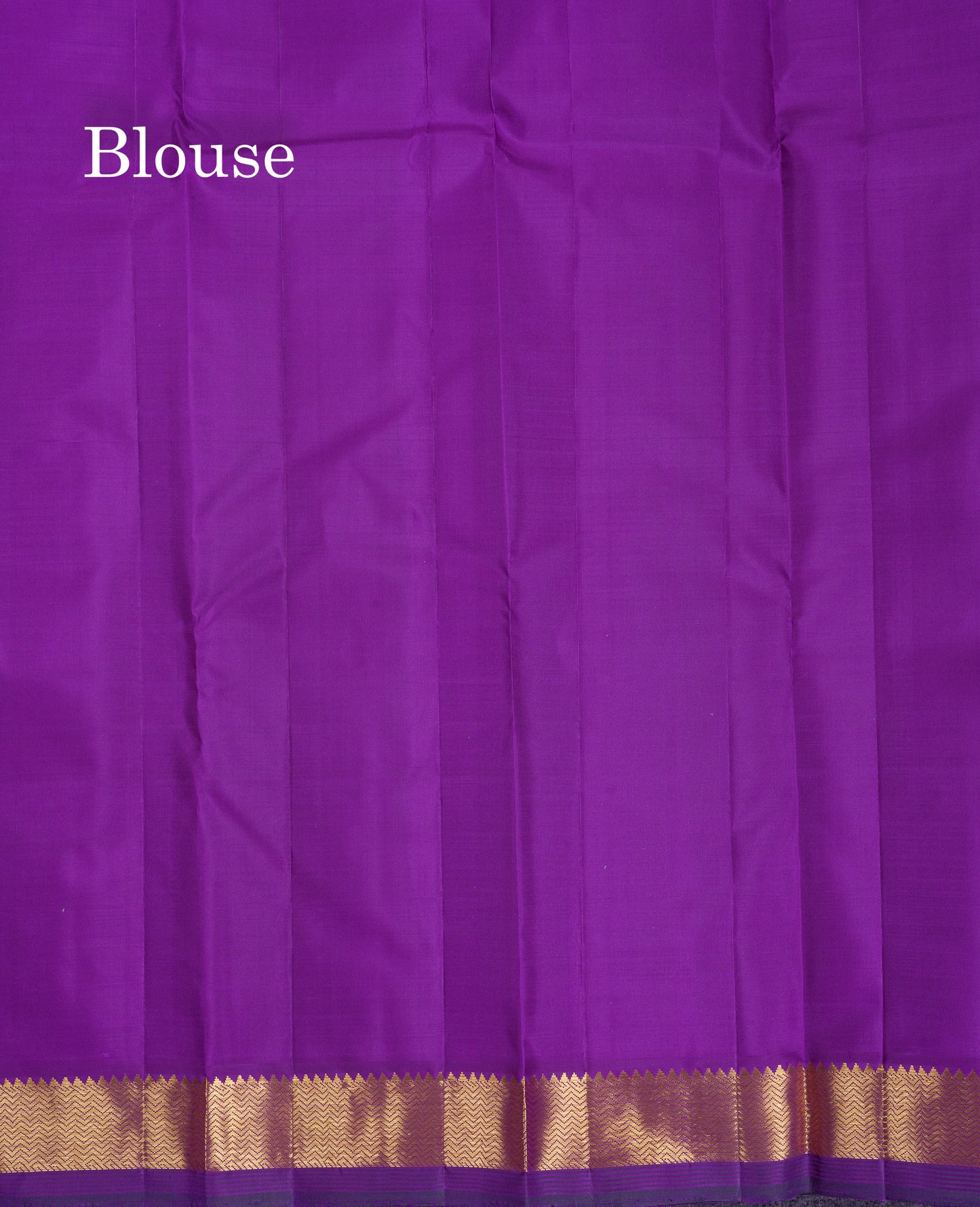 Beautiful Dual Tone Brown Pure Kanjivaram Silk Saree With Contrast Dark Purple Traditional Samll Border