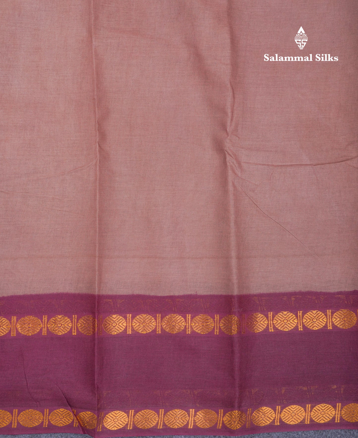 Beautiful Purple Plain Sungudi Cotton Saree With Contrast Navy Blue Traditional Rettapet Border