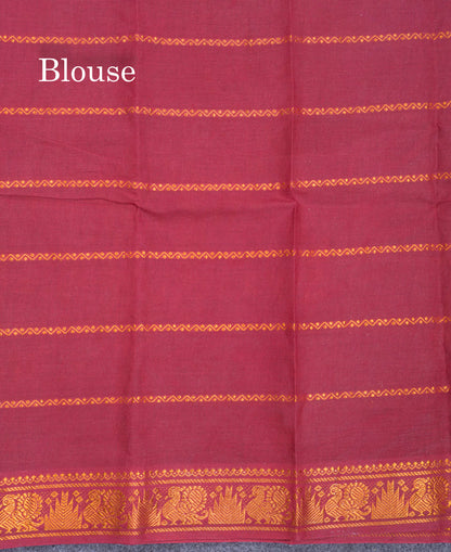 Beautiful Purple Plain Sungudi Cotton Saree With Contrast Navy Blue Traditional Rettapet Border