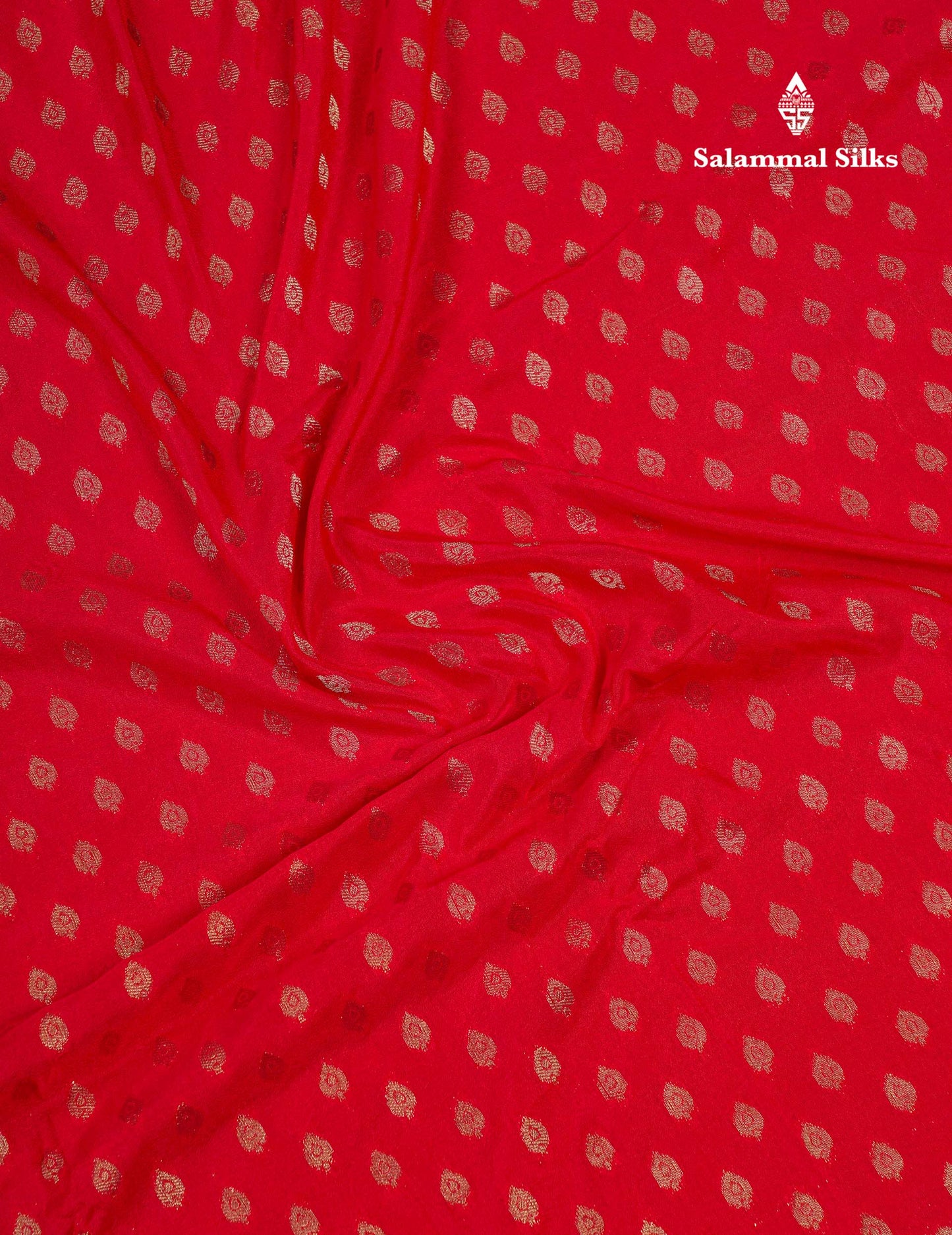 Beautiful Chilly Red Semi Georgette Saree With Fancy Border