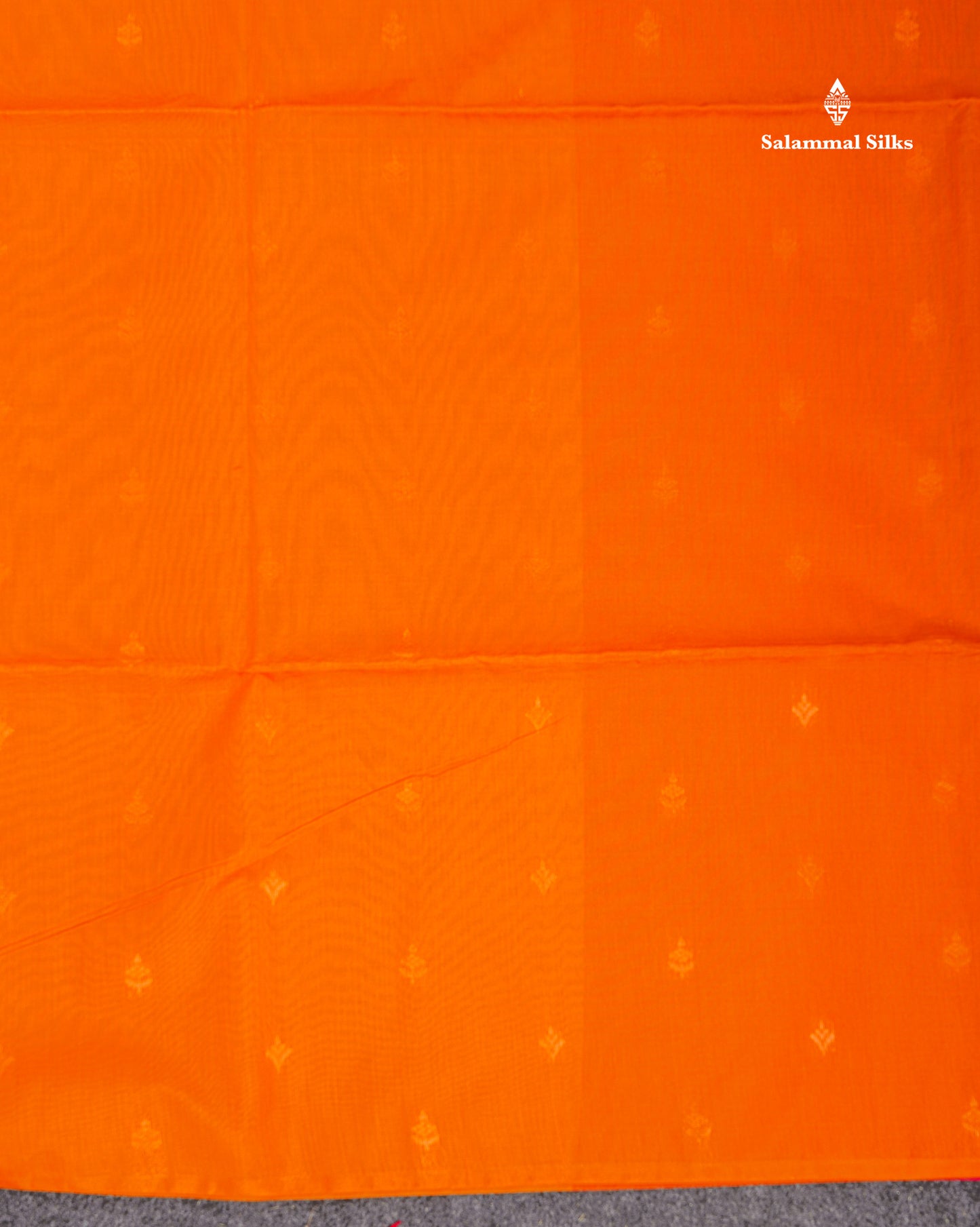 SICO Cotton Saree - Mango Yellow Colour Body Small Zari Butta With Contrast Redish Pink Blouse