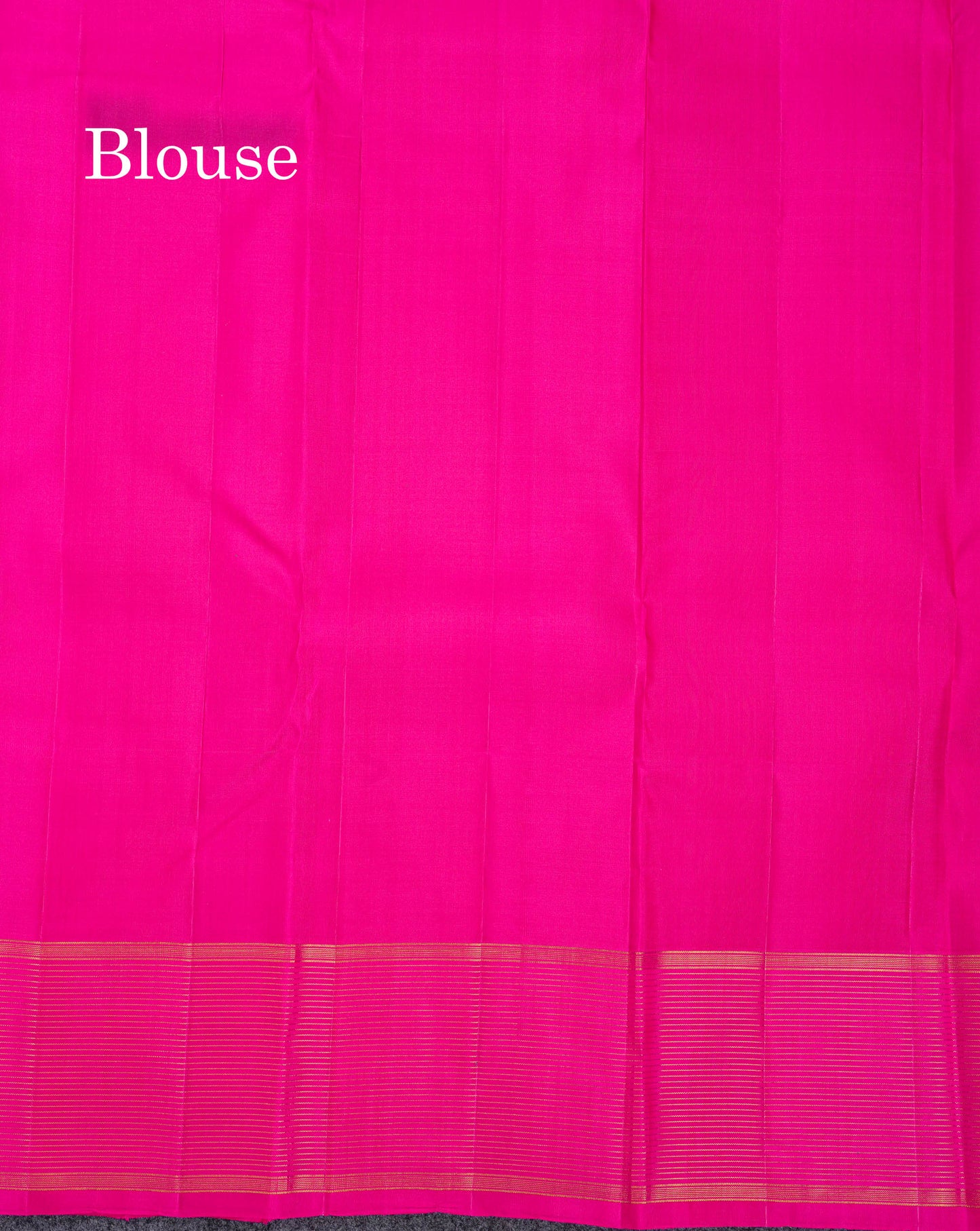 Beautiful Dual Tone Orange Zari Butta Pure Kanjivaram Silk Saree With Contrast Magenta Pink Vaira Oosi Lines With Butta Traditional Border