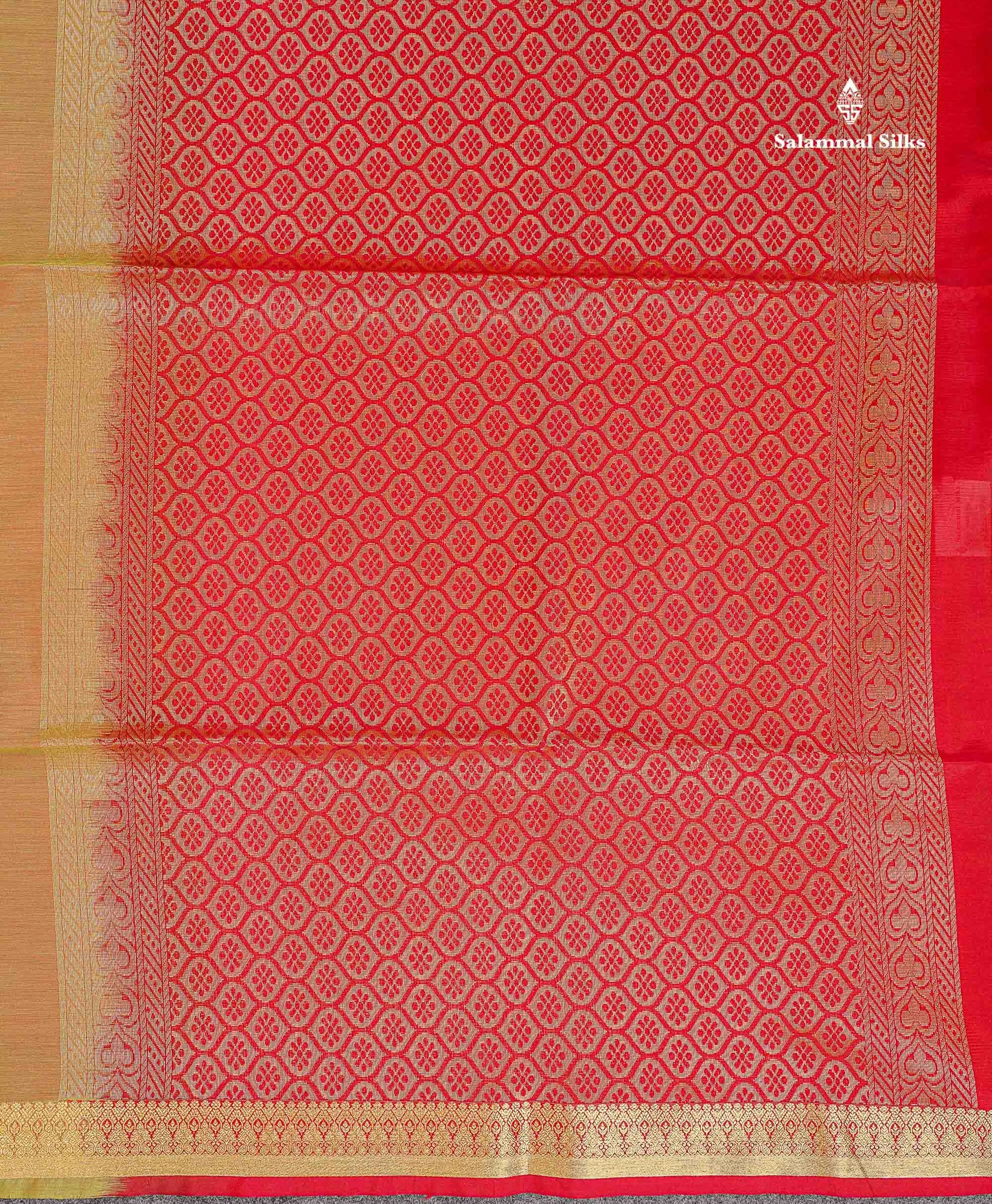 SICO Cotton Saree - Manthulir Yellow Colour Body Plain With Contrast Maroon Blouse