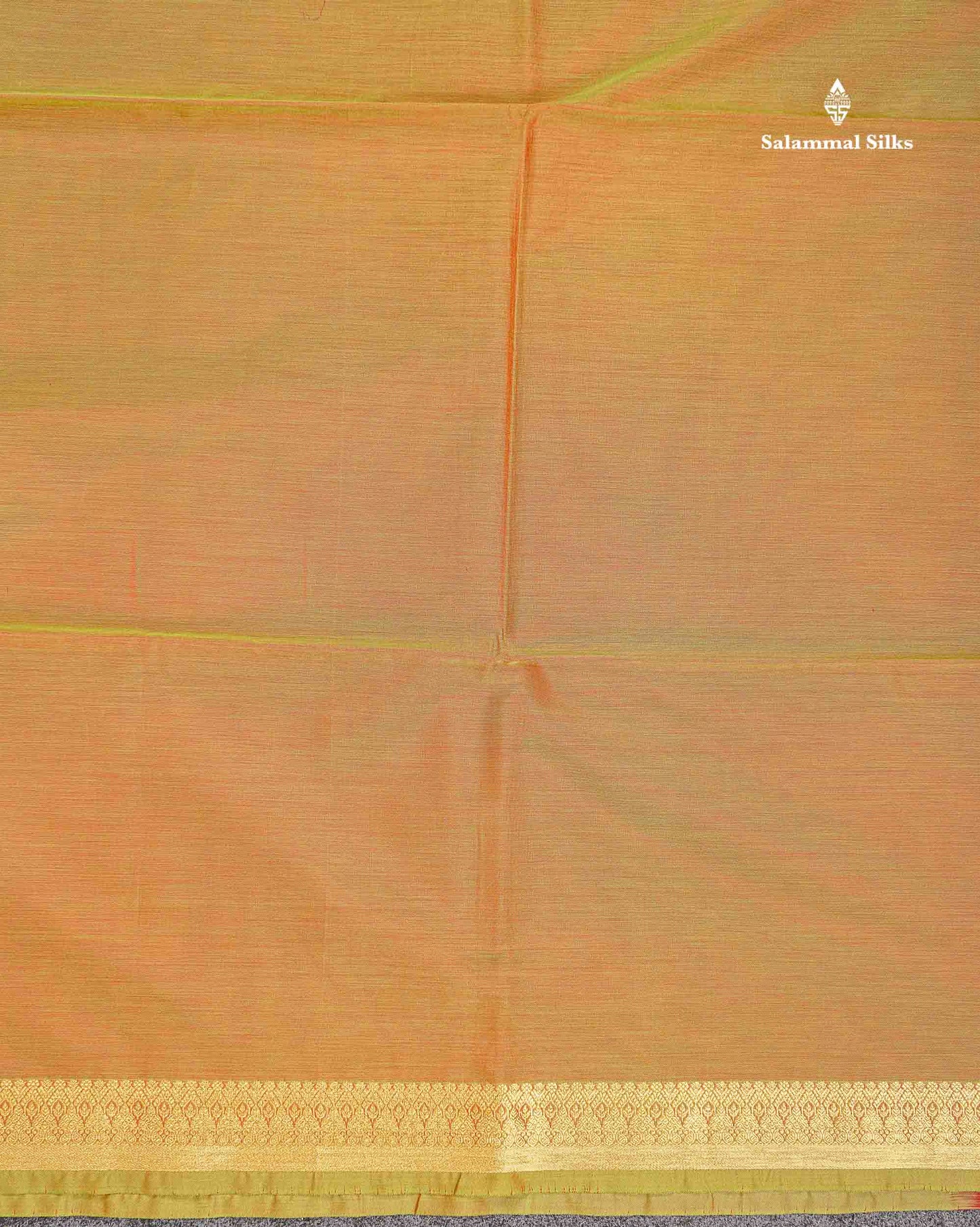 SICO Cotton Saree - Manthulir Yellow Colour Body Plain With Contrast Maroon Blouse