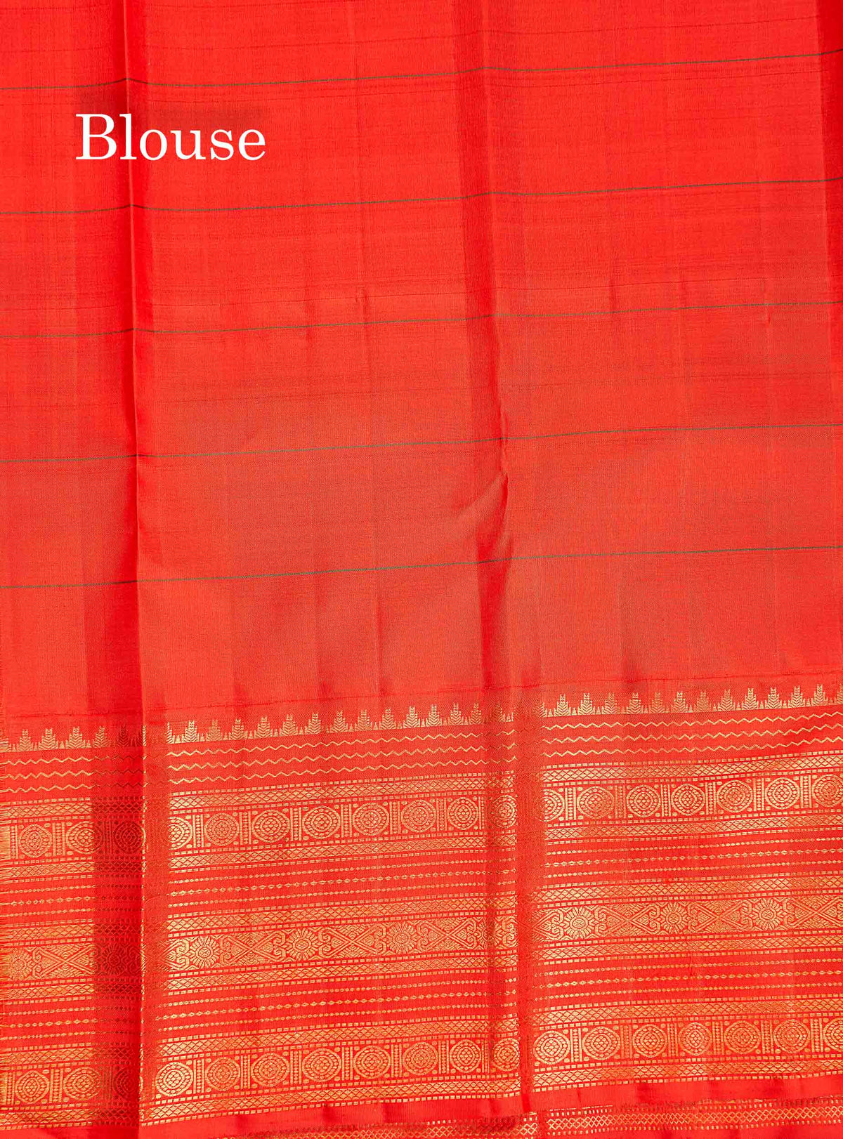 Korvai Pure Kanjivaram Silk Saree - Violet Colour Body Checks With Mango Butta & Ganga Jamuna Traditional Border