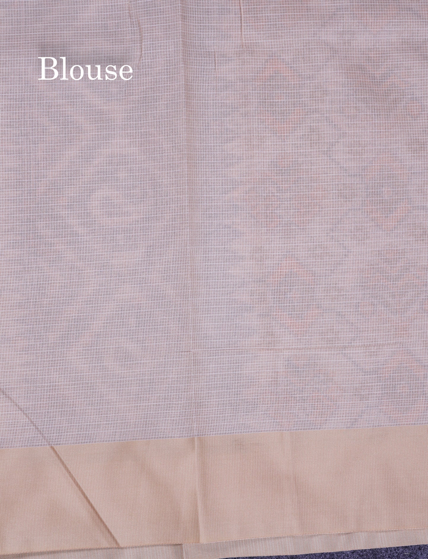 Beautiful Light Blue Kota Cotton Fancy Saree With Contrast Cream Sandal Border