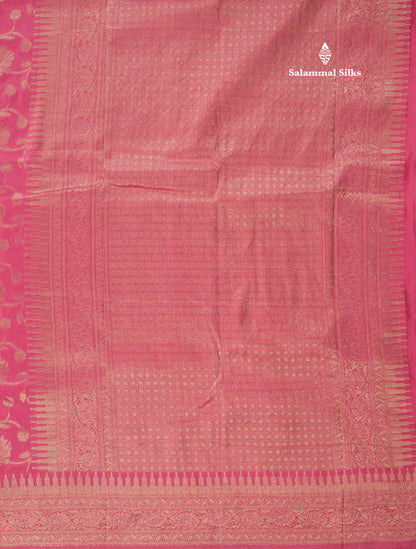 Bottle Green Semi Georgette Saree With Fancy Self Border