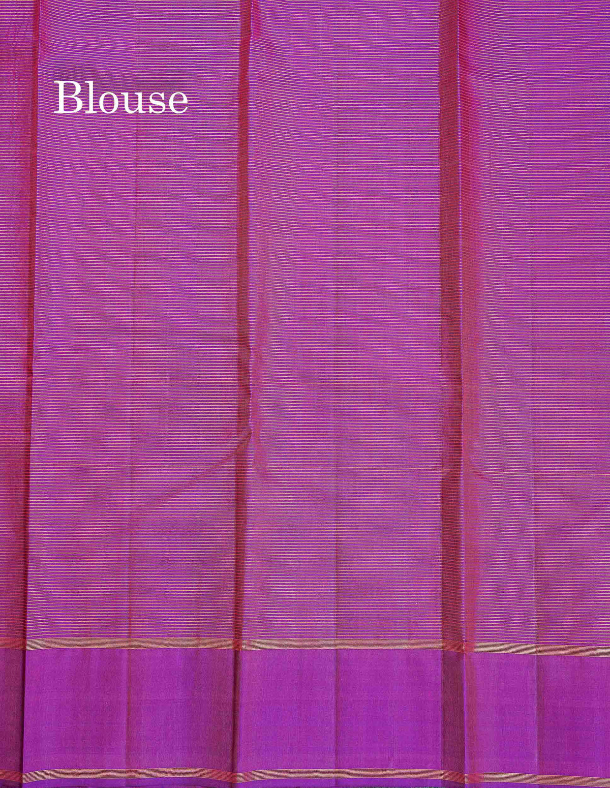 Pure Kanjivaram Silk Saree - Vadamalli Colour Body Vaira Oosi Lines With Butta & Plain Border