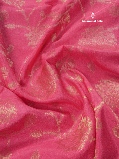 Bottle Green Semi Georgette Saree With Fancy Self Border