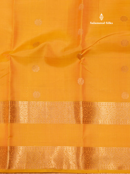 Mango Yellow Colour Pure Kanjivaram Silk Saree With Double Border