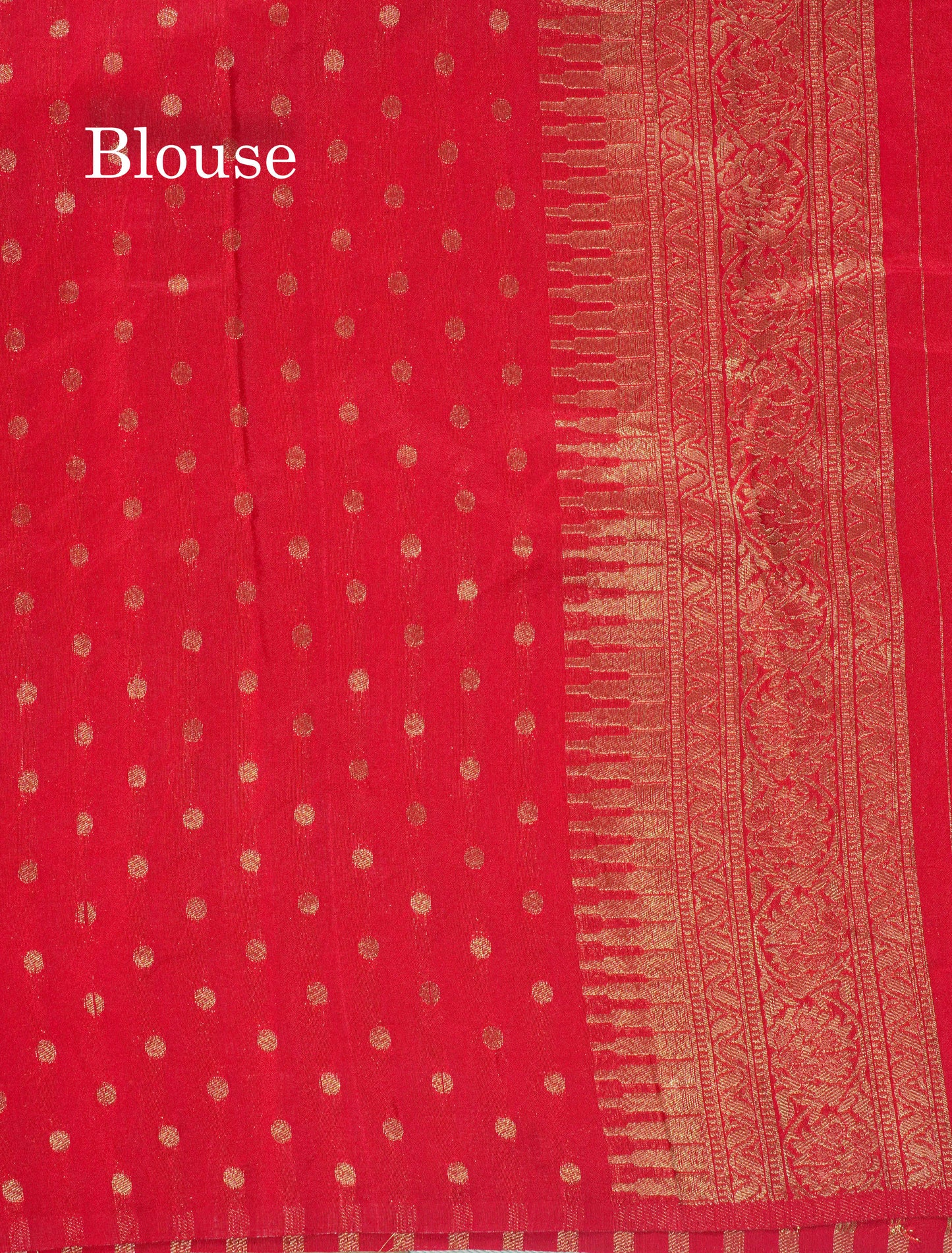 Bottle Green Semi Georgette Saree With Fancy Self Border