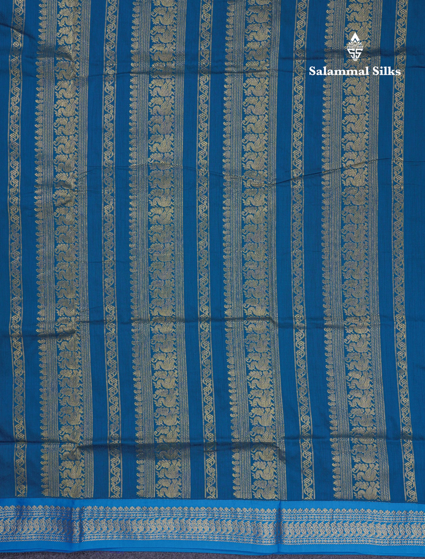 Beautiful Dark Maroon Kalyani Cotton Saree With Contrast Ramar Blue Blouse