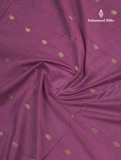 Beautiful Onion Pink Kalyani Cotton Saree With Contrast Mustard Yellow Blouse