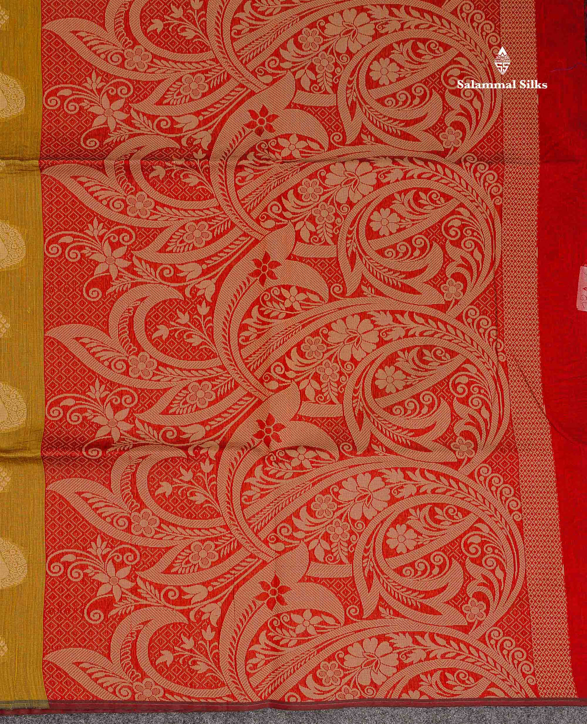 Mehandhi Green Beautiful Fancy Kora Cotton Saree With Contrast Maroon Blouse