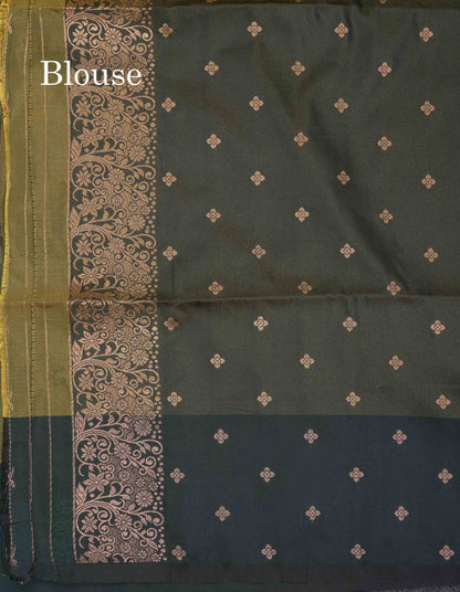 Beautiful Manthulir Yellow Semi Silk Saree With Contrast Pink Fancy Border
