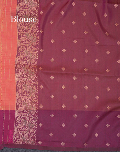 Beautiful Manthulir Yellow Semi Silk Saree With Contrast Pink Fancy Border