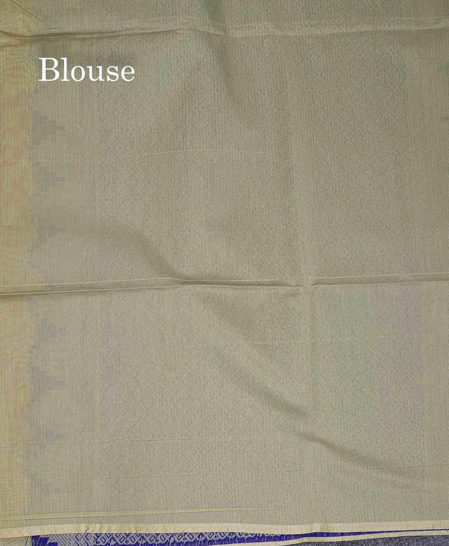Light Pink Beautiful Fancy Kora Cotton Saree With Contrast Green Shade Blouse