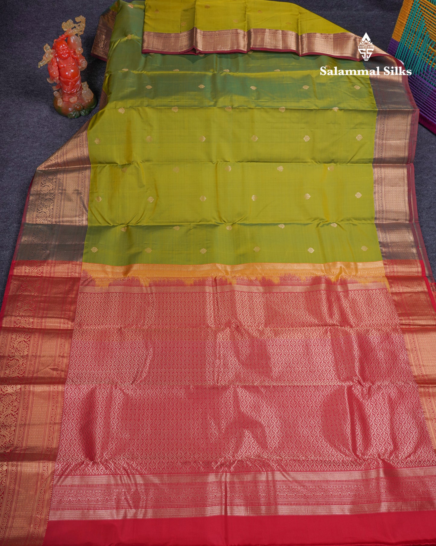Beautiful Dual Tone Lavender Pure Kanjivaram Silk Saree With Contrast Pink Traditional Evening Morning Border