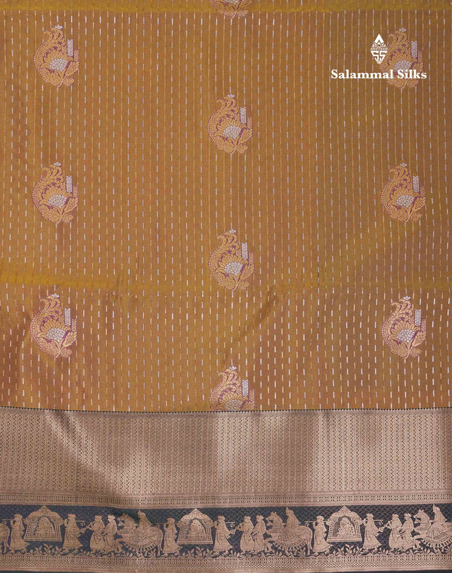 Beautiful Dark Purple Silver & Gold Zari  Semi Soft Silk Saree With Contrast Bottle Green Traditional Pallaku  Evening Morning Border
