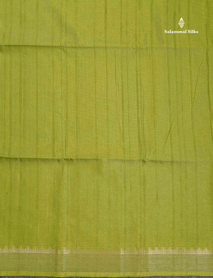 Semi Tussar Saree - Black Colour Plain Body With Fancy Border