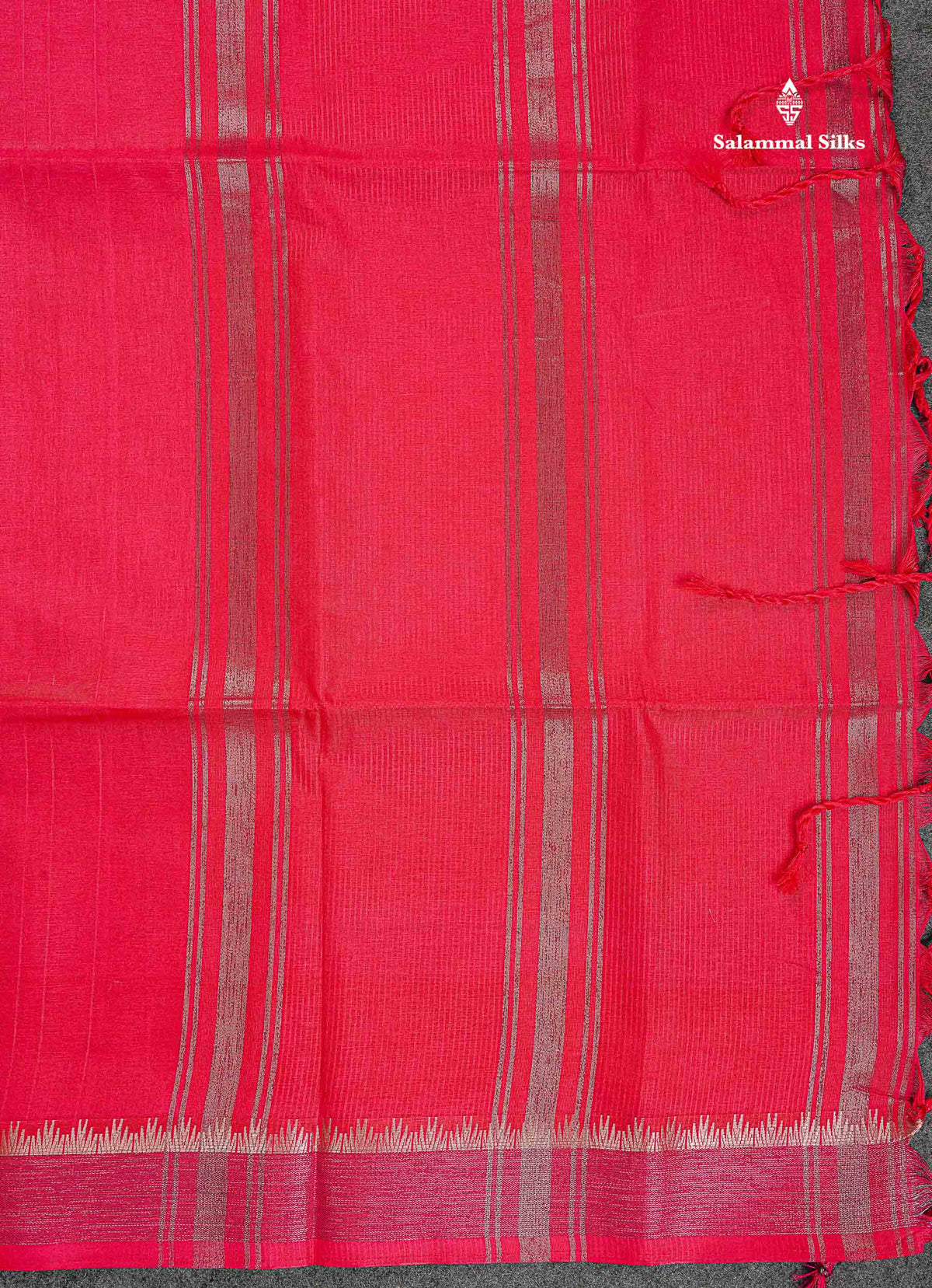 Semi Tussar Saree - Black Colour Plain Body With Fancy Border