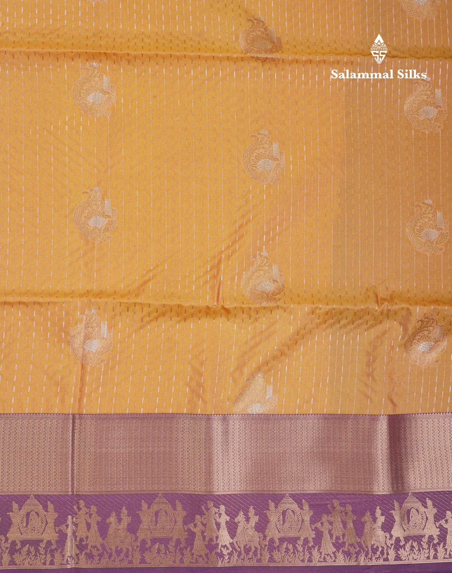 Beautiful Dark Purple Silver & Gold Zari  Semi Soft Silk Saree With Contrast Bottle Green Traditional Pallaku  Evening Morning Border