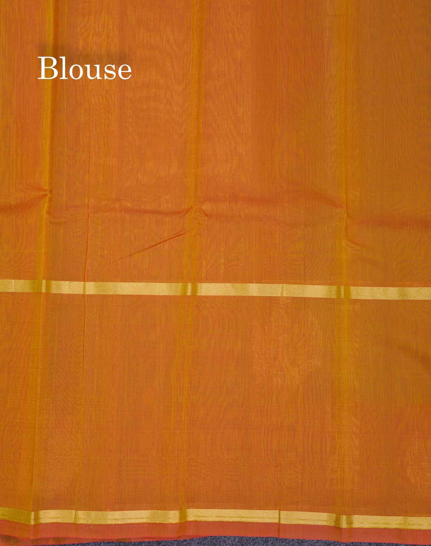 Beautiful Parrot Green Pure Cotton Saree With Contrast Mustard Yellow One Side Border