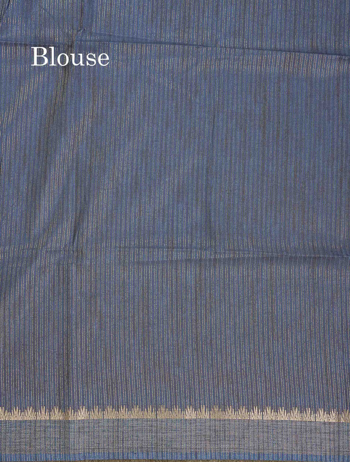 Semi Tussar Saree - Black Colour Plain Body With Fancy Border