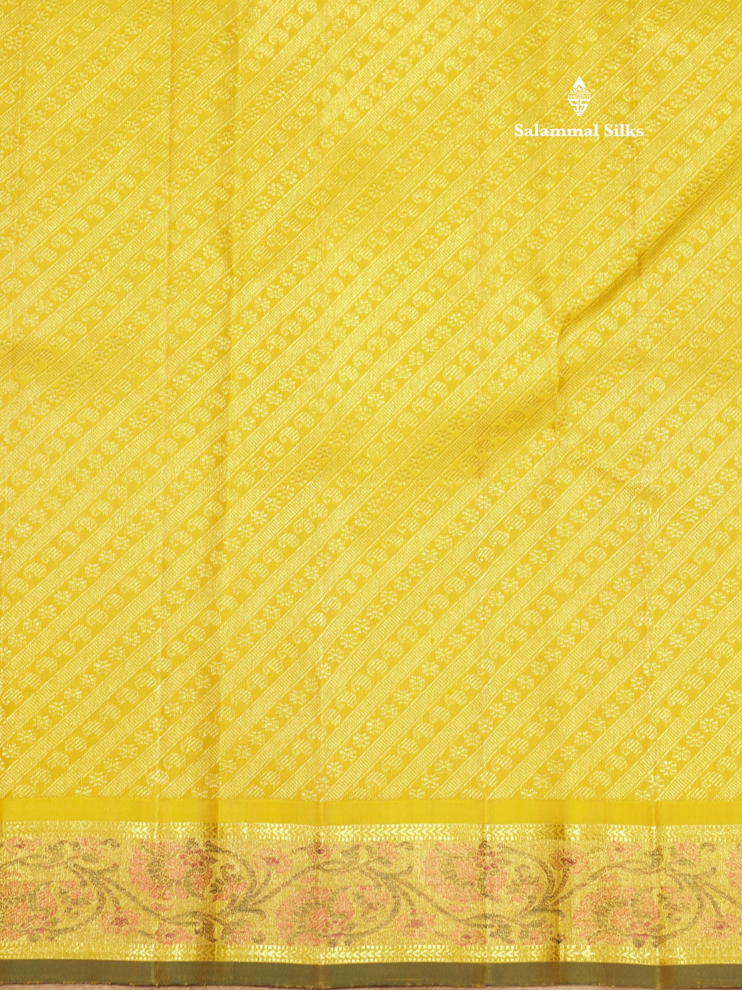 Maroon Colour Pure Kanjivaram Silk Saree With Contrast Mustard Yellow Small Border