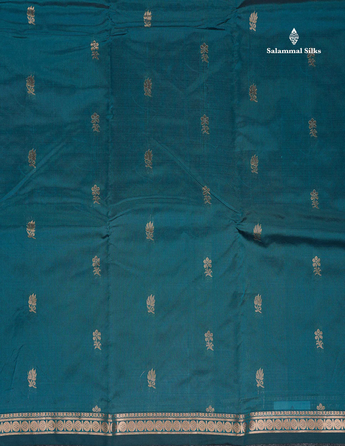 Semi Silk Saree - Magenta Colour Body Zari Butta With Traditional Small Border