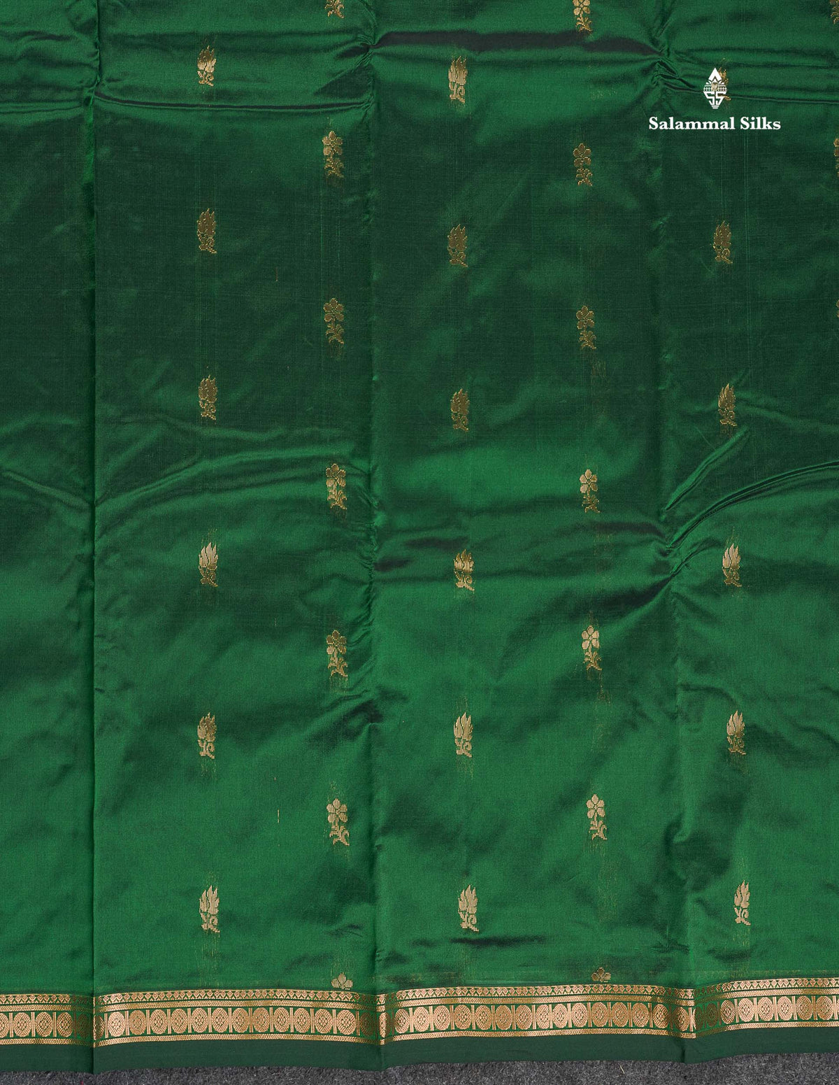 Semi Silk Saree - Magenta Colour Body Zari Butta With Traditional Small Border
