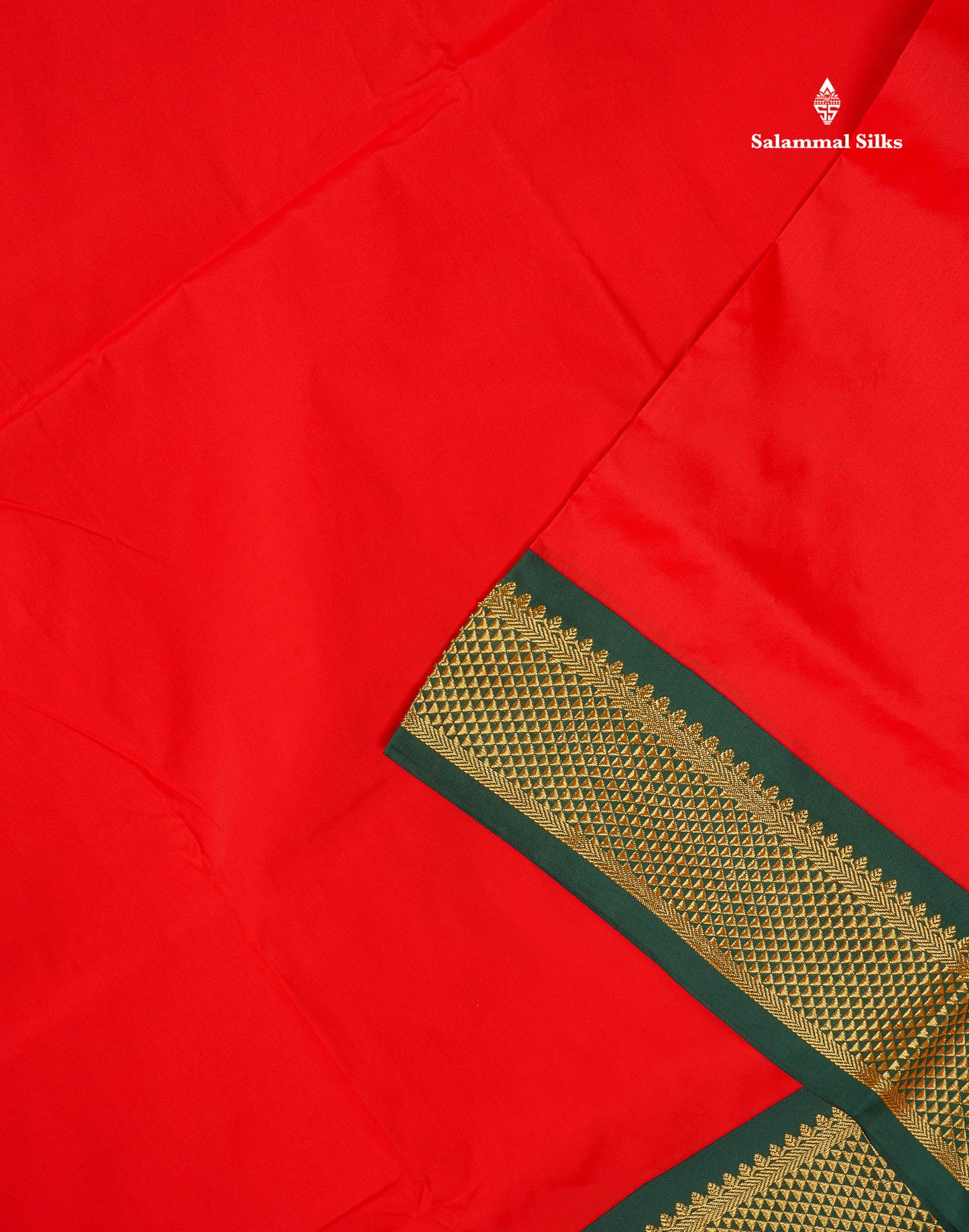 Semi Silk Saree - Green Colour Body Plain With Contrast Pink Border | 9 Yards