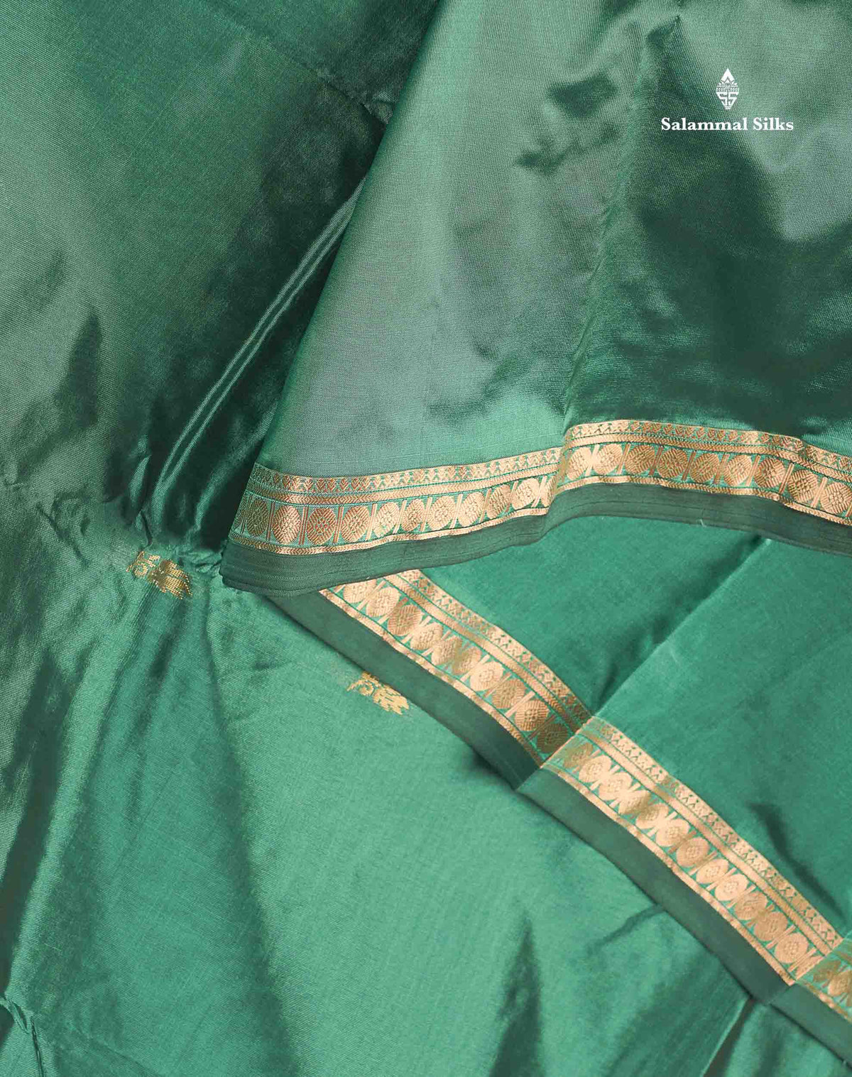 Semi Silk Saree - Chocolate Brown Colour Body Zari Butta With Traditional Small Border