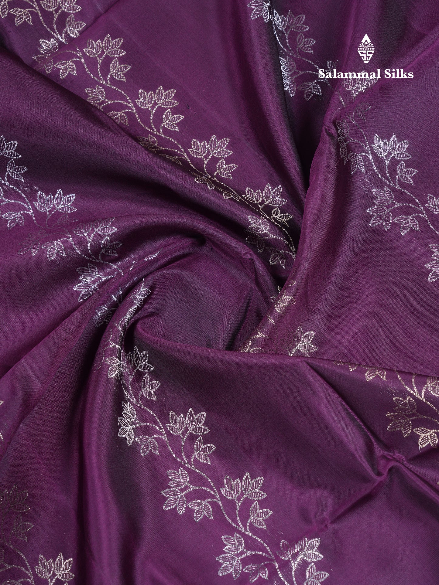 Beautiful Dark Purple Pure Kanjivaram Soft Silk Saree With Contrast Redish Maroon Evening Morning Border