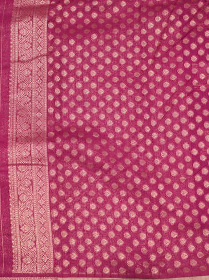 Bottle Green Meena Work Beautiful Malbari Linen Fancy Saree With Blouse