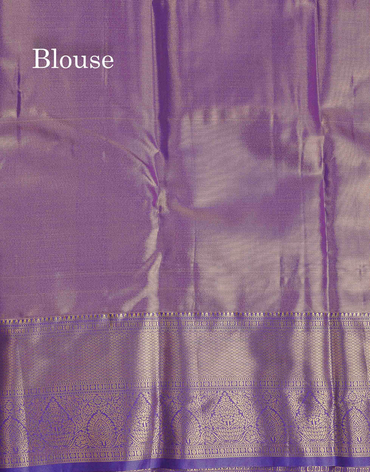 Tissue Bridal Semi Silk Saree - Sandal Colour Body With Contrast Violet Border
