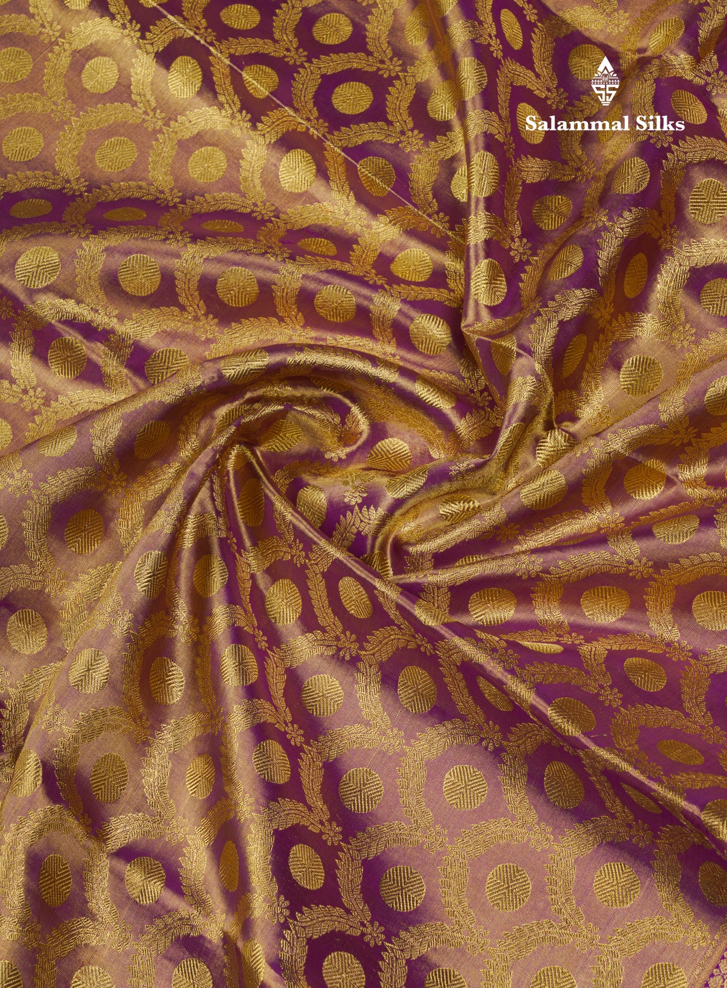 Beautiful Light Violet Tissue Bridal Pure Kanjivaram Silk Saree With Contrast Dark Purplea Traditional Evening Morning Border