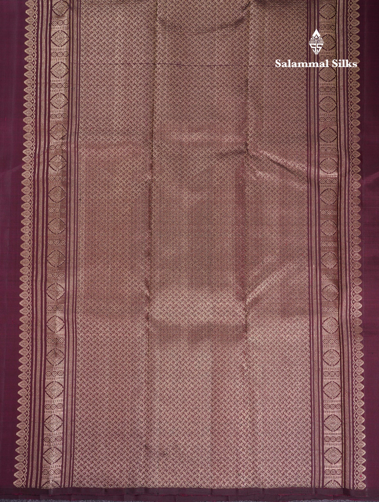Beautiful Dark Maroon Fancy Pure Kanjivaram Silk Saree With Blouse