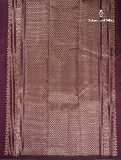 Beautiful Dark Maroon Fancy Pure Kanjivaram Silk Saree With Blouse