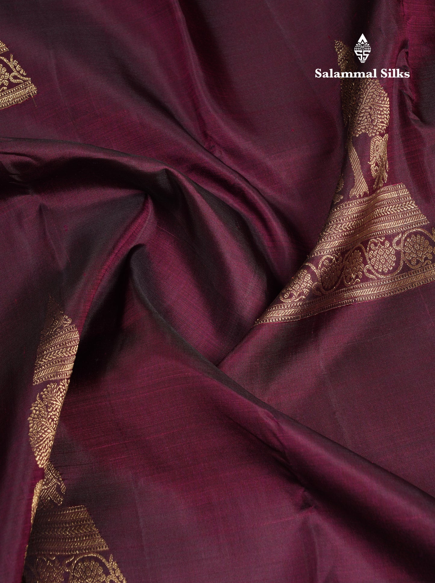 Beautiful Dark Maroon Fancy Pure Kanjivaram Silk Saree With Blouse