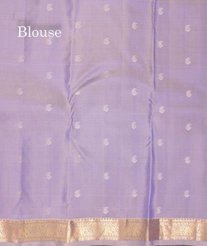 Beautiful Navy Blue Puremix Silk Saree With Contrast Dual Tone Light Blue Blouse