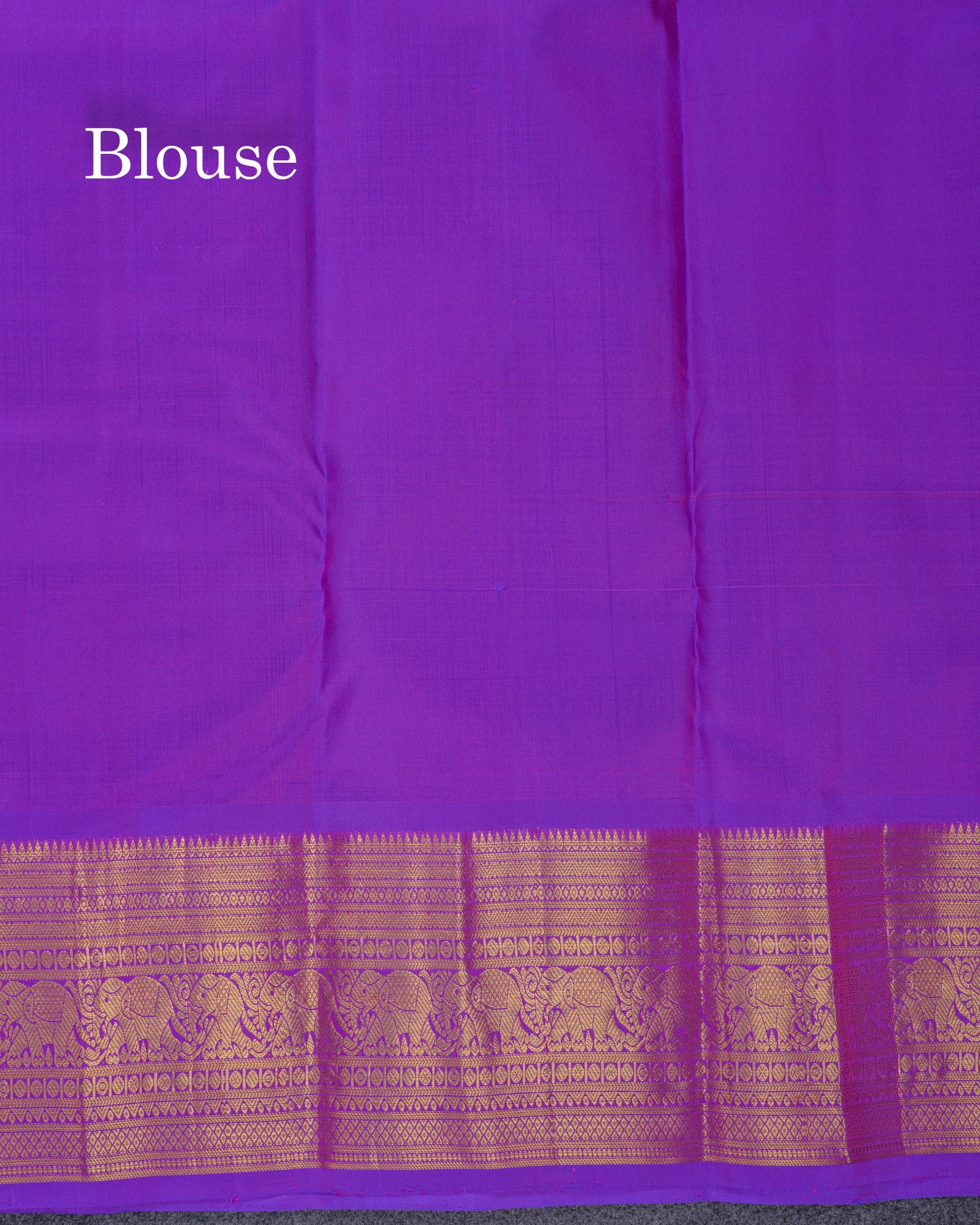 Beautiful Light Pink Pure Kanjivaram Silk Saree With Contrast Purple Traditional Border