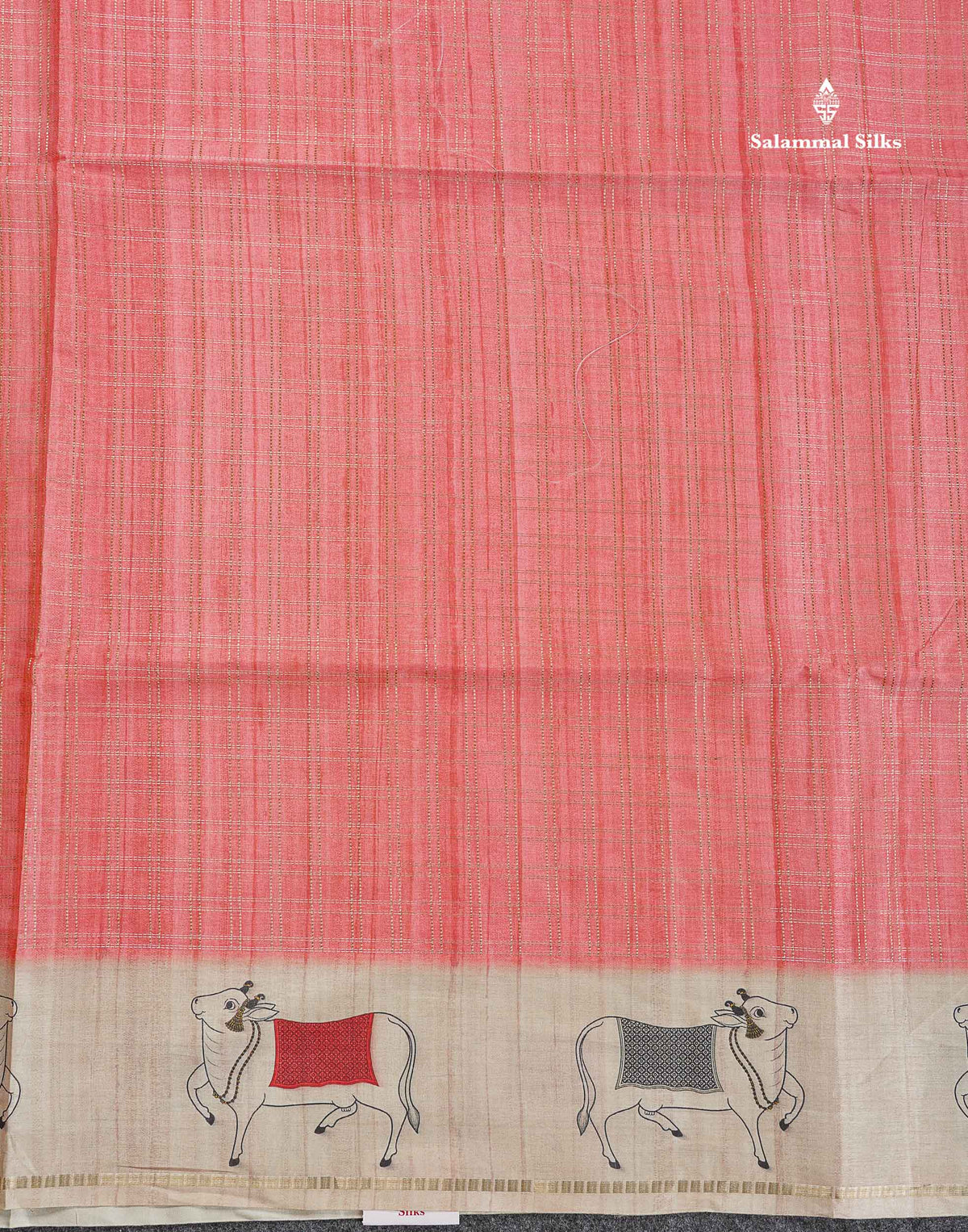 Semi Tussar Saree - Pastel Blue Colour Body With Contrast Half White Fancy Border
