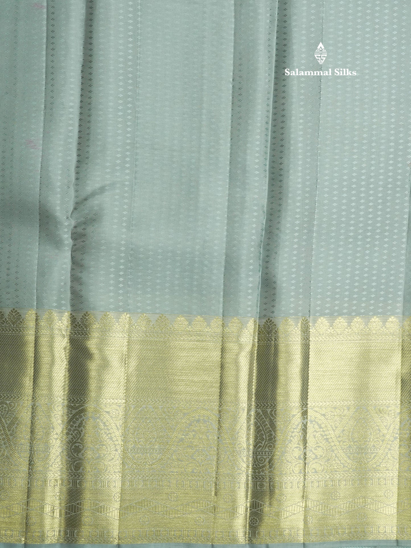 Grand Green Beautiful Bridal Pure Kanjivaram Silk Saree With Light Grey Evining Morning Border