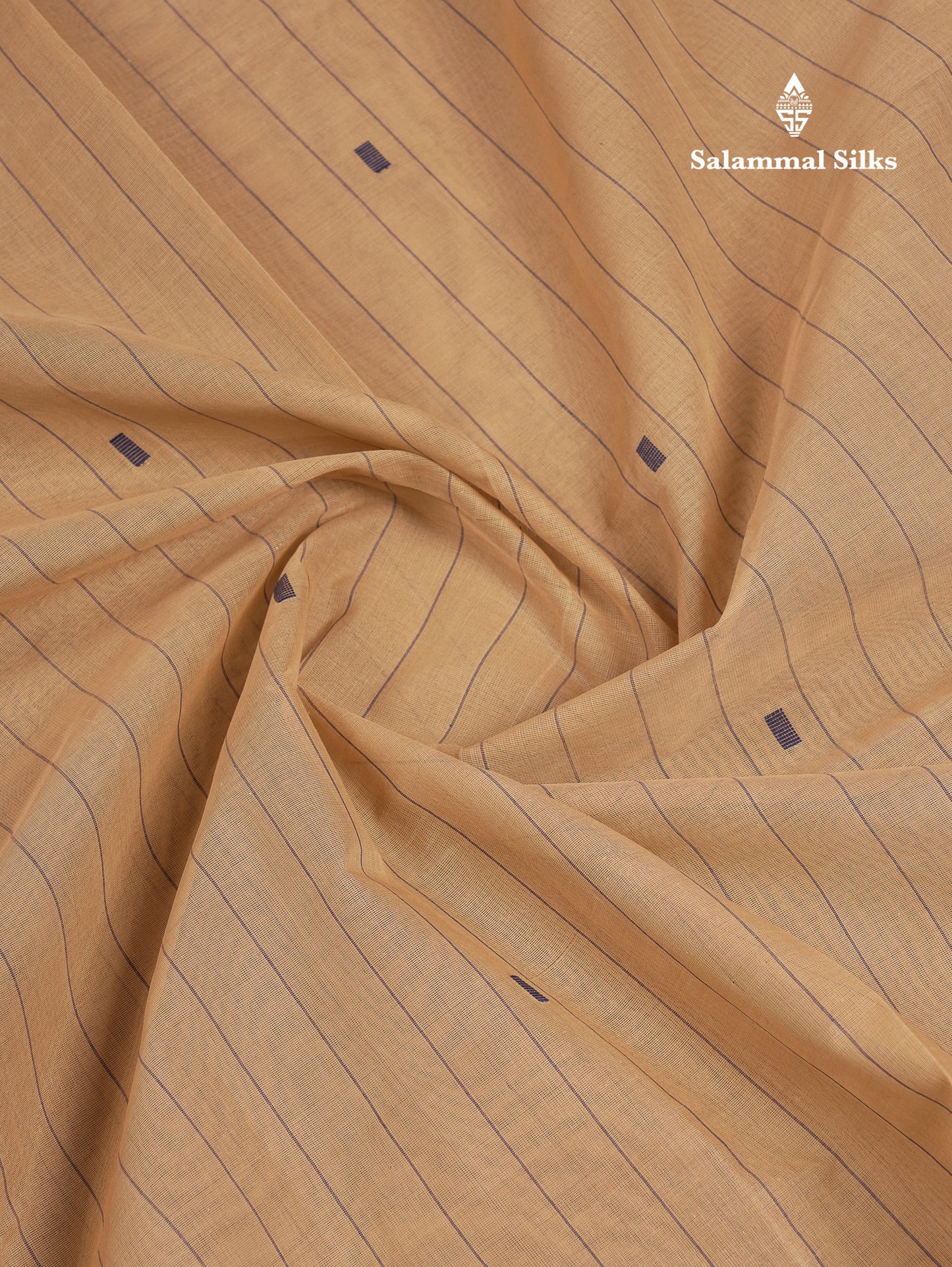 Beautiful Dark Purple Thread Work Butta Handloom Pure Cotton Saree With Contrast Mustard Yellow Blouse