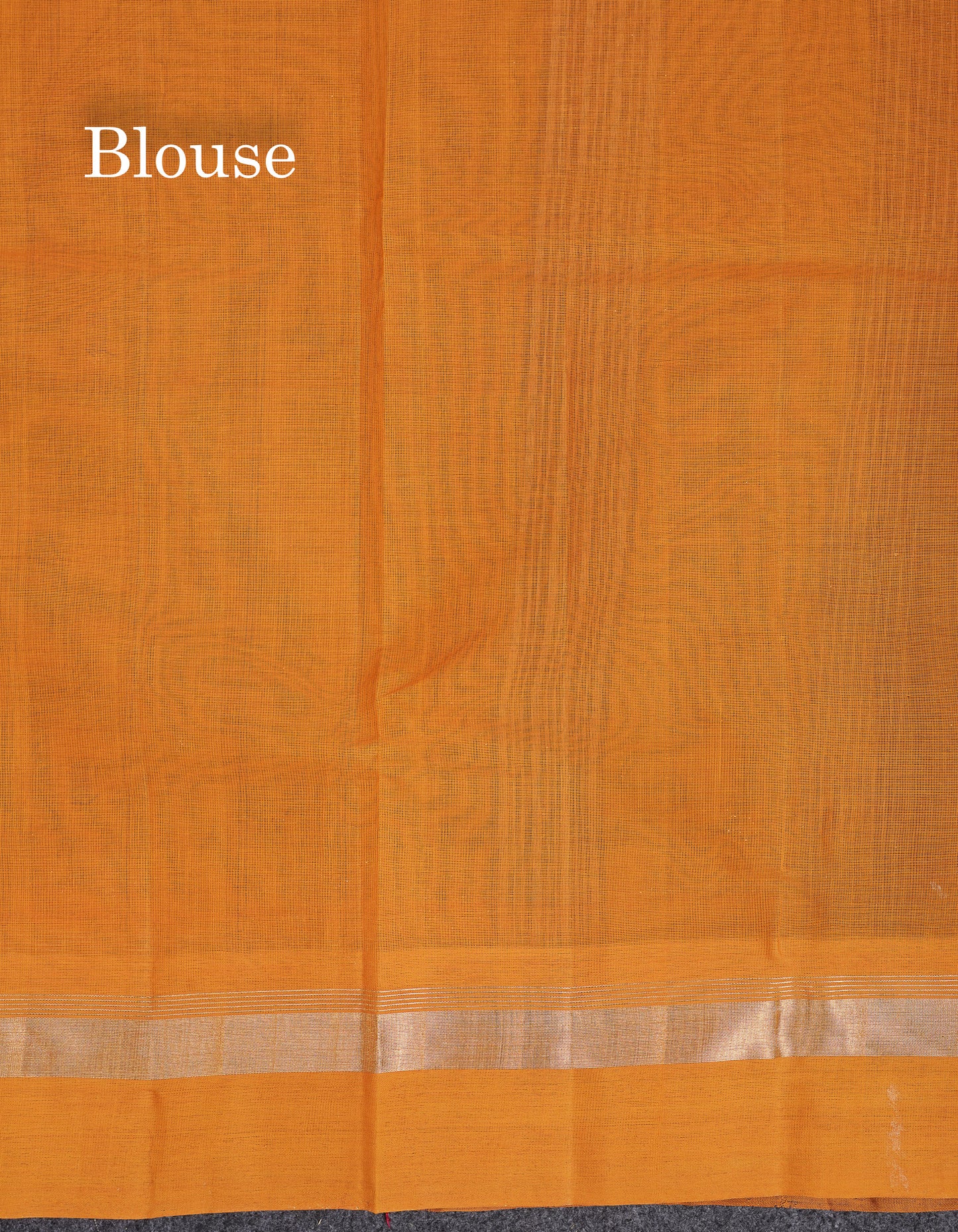 Beautiful Dark Purple Thread Work Butta Handloom Pure Cotton Saree With Contrast Mustard Yellow Blouse