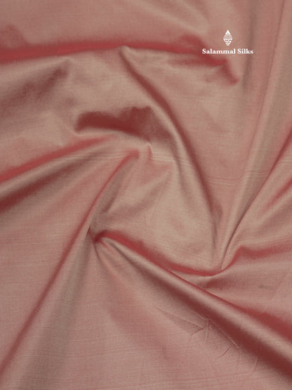 11 Yards Semi Silk Saree Chocolate with Contrast Magenta Border
