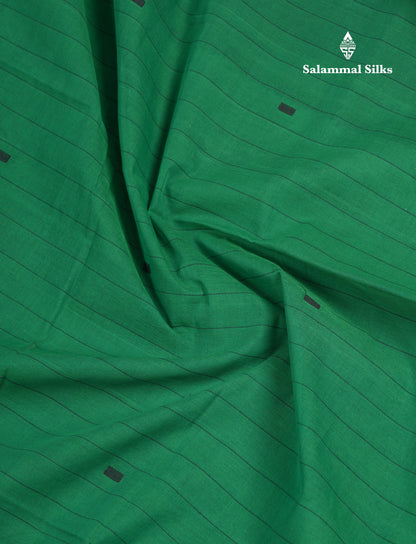 Beautiful Dark Purple Thread Work Butta Handloom Pure Cotton Saree With Contrast Mustard Yellow Blouse