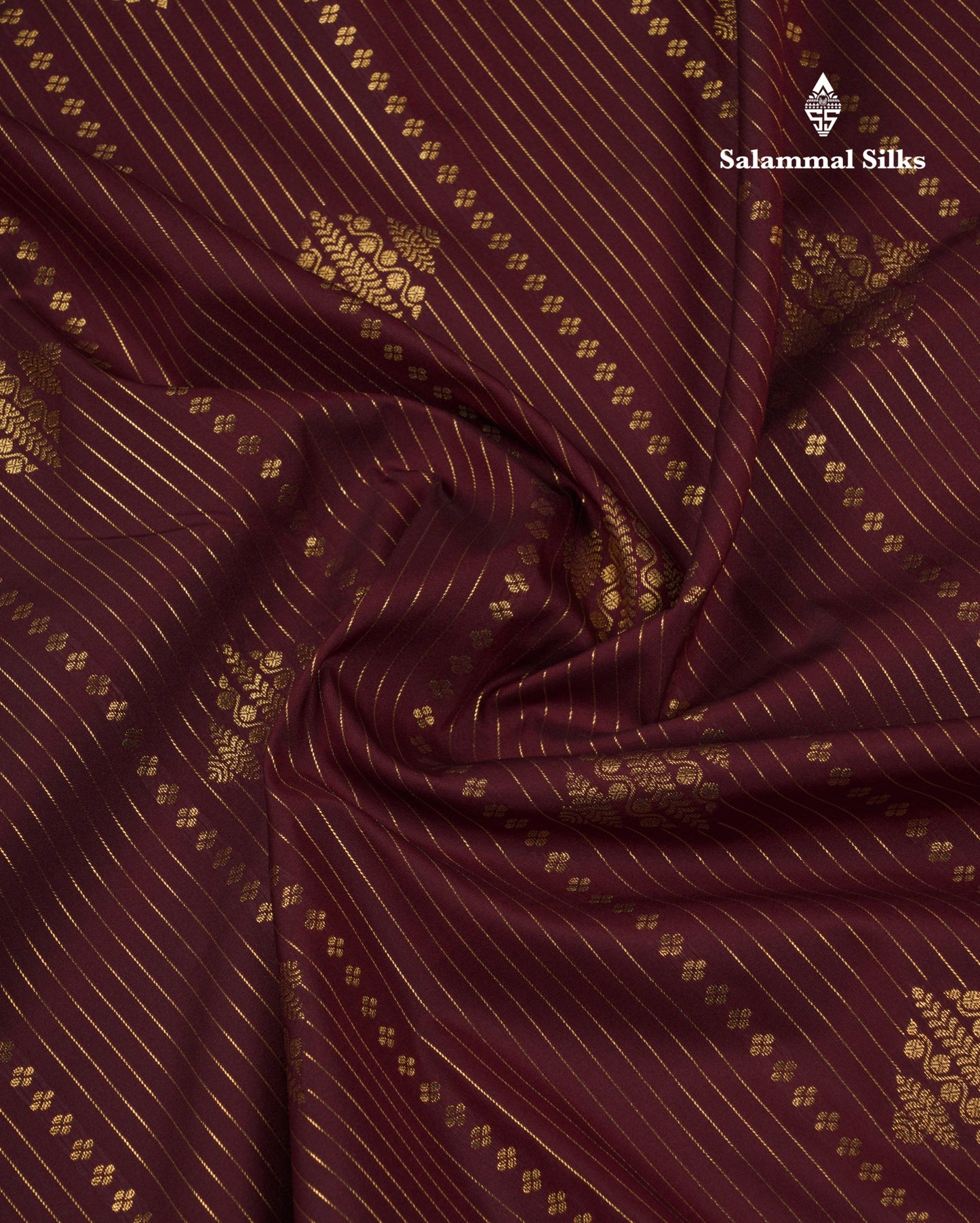Beautiful Dark Maroon Semi Silk Saree With Contrast Light Pink Border